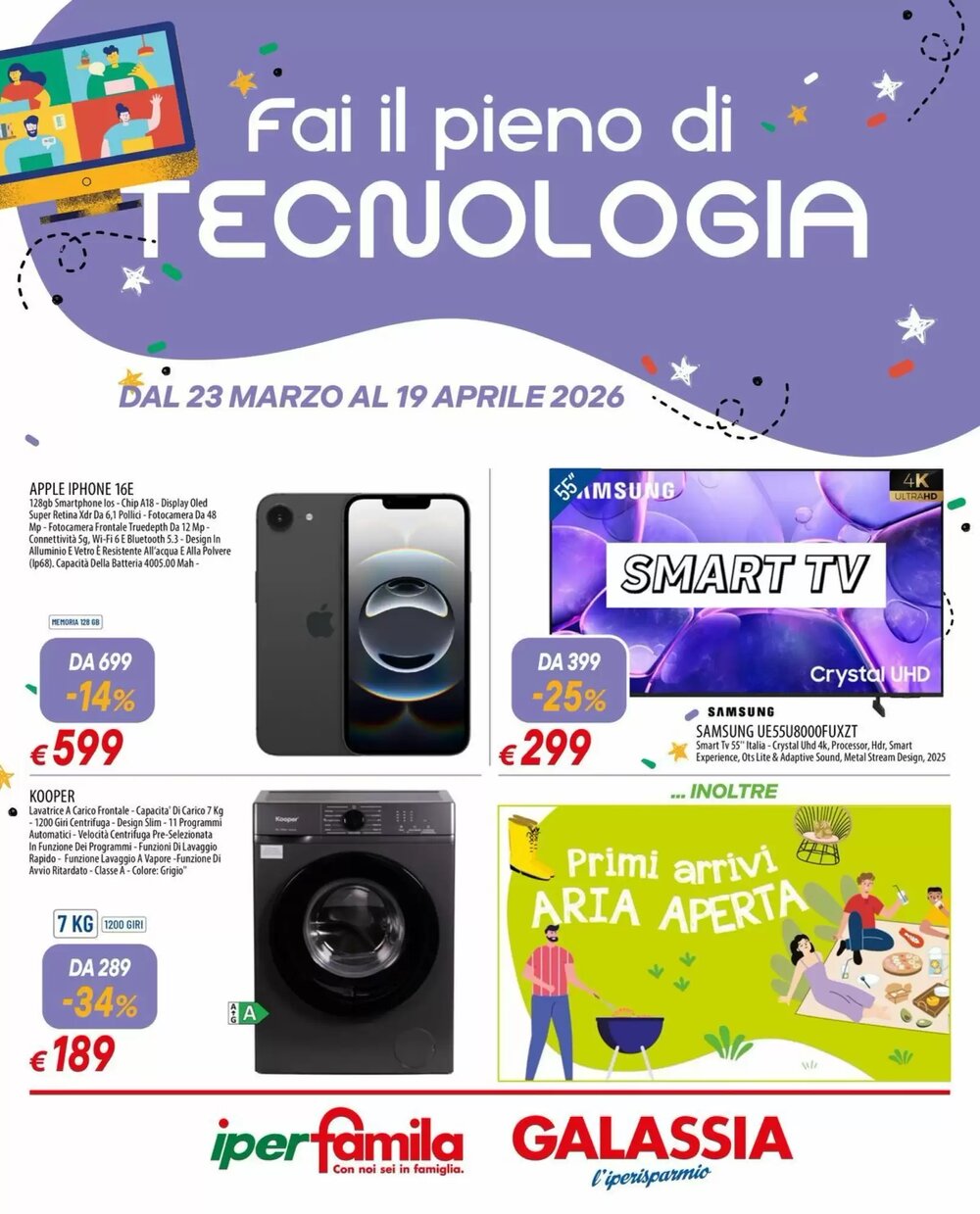 Volantino promozionale IperFamila  valide dal 23/03/2026 - Pagina 1.