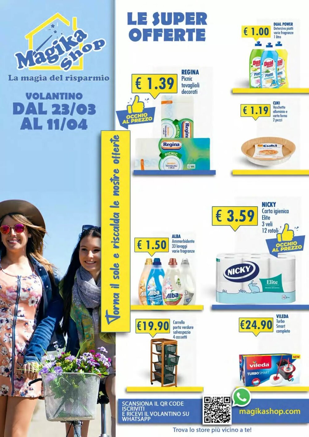Volantino promozionale Magika Shop  valide dal 23/03/2026 - Pagina 1.