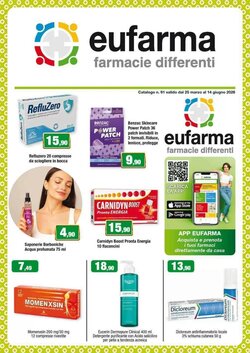Volantino promozionale Eufarma  valide dal 25/03/2026