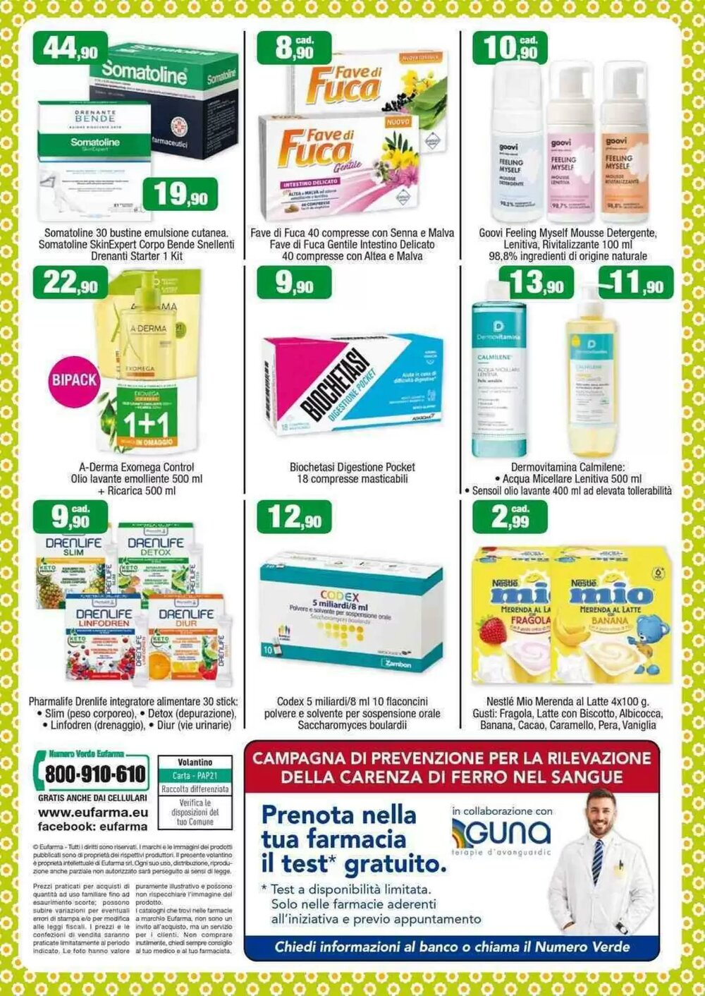 Volantino promozionale Eufarma  valide dal 25/03/2026 - Pagina 4.