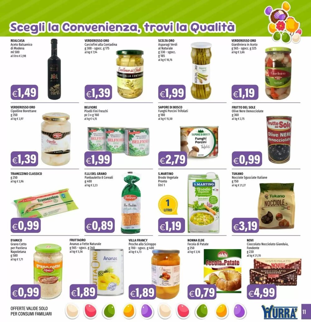 Volantino promozionale Hurrà  valide dal 26/03/2026 - Pagina 11.