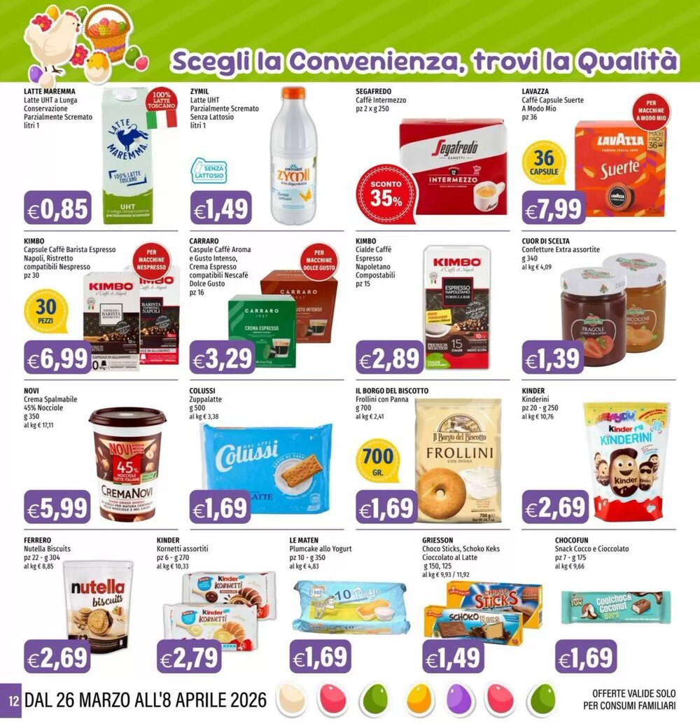 Volantino promozionale Hurrà  valide dal 26/03/2026 - Pagina 12.