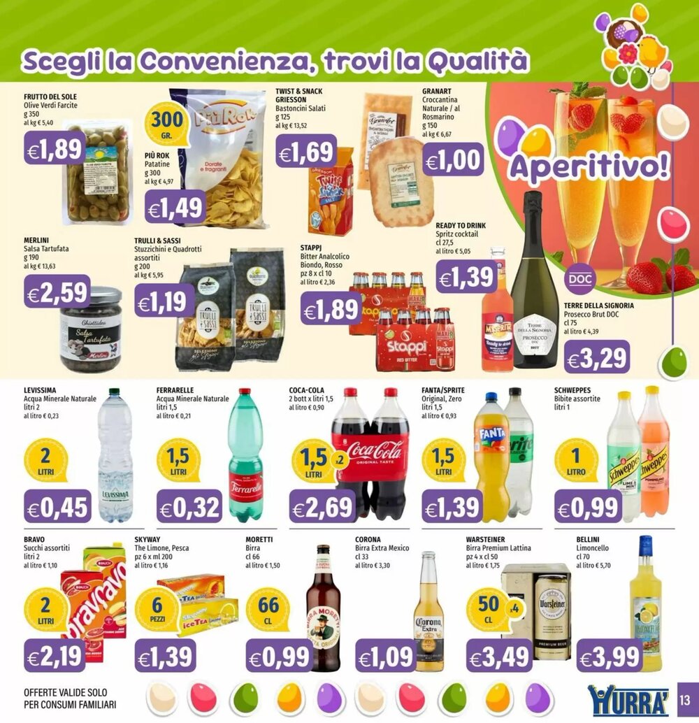Volantino promozionale Hurrà  valide dal 26/03/2026 - Pagina 13.
