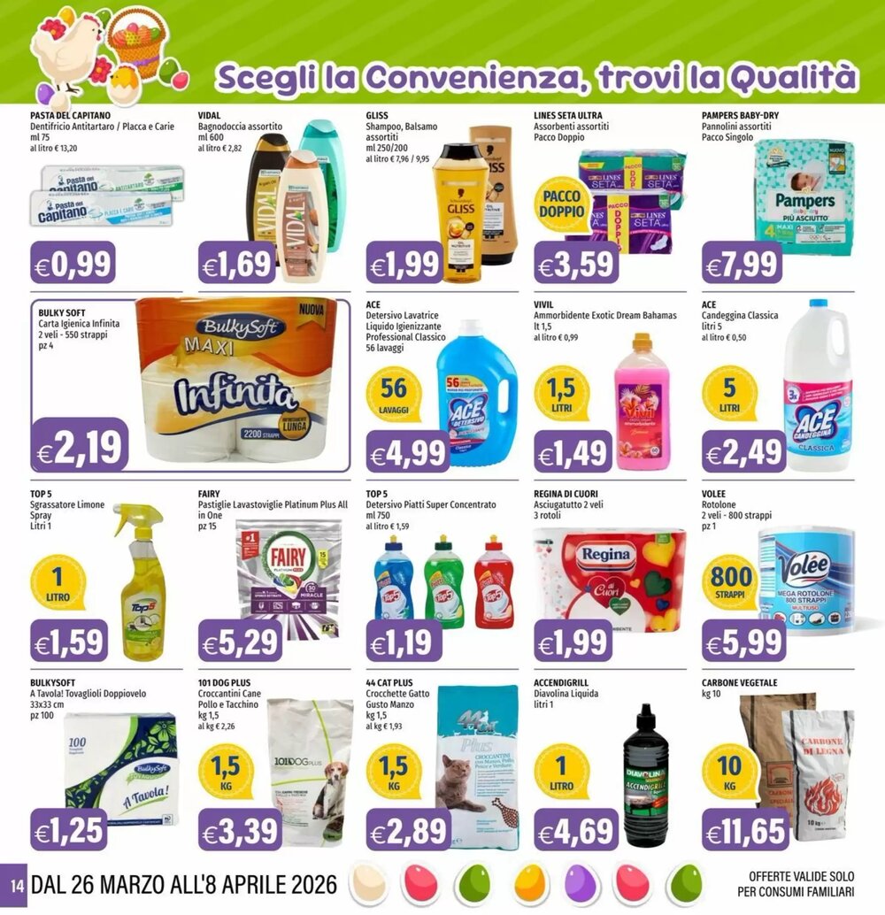 Volantino promozionale Hurrà  valide dal 26/03/2026 - Pagina 14.