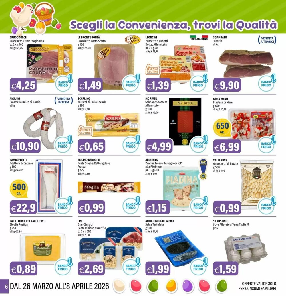 Volantino promozionale Hurrà  valide dal 26/03/2026 - Pagina 6.