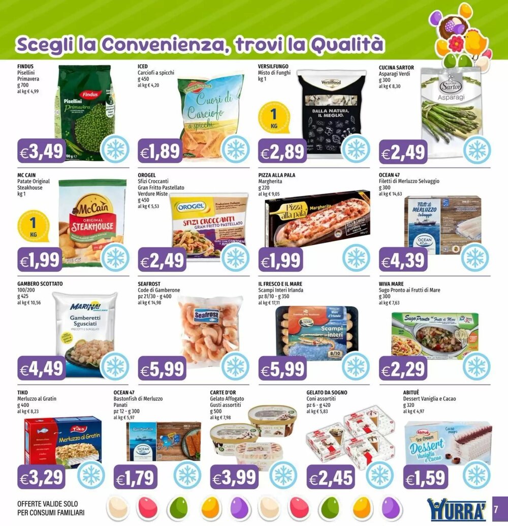 Volantino promozionale Hurrà  valide dal 26/03/2026 - Pagina 7.