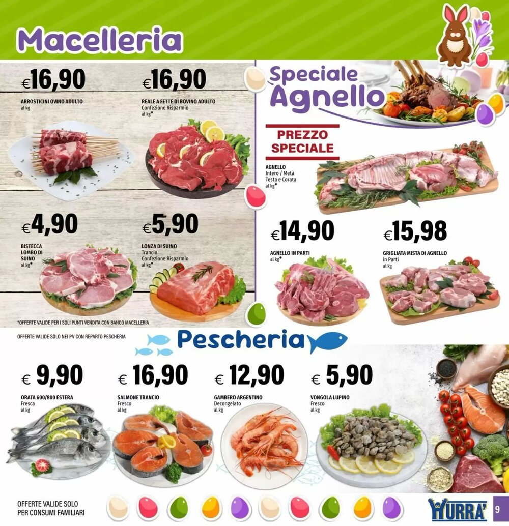 Volantino promozionale Hurrà  valide dal 26/03/2026 - Pagina 9.