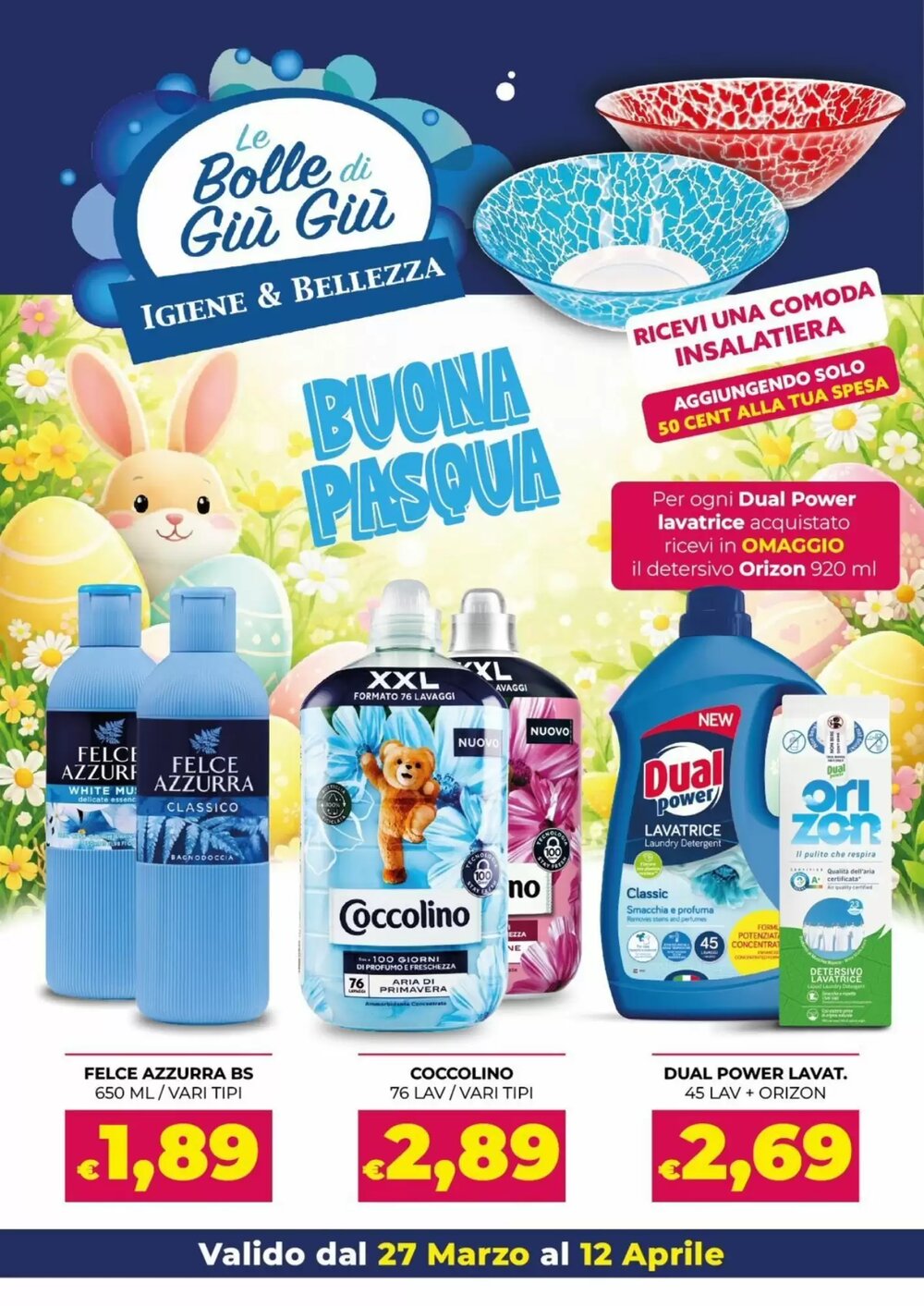 Volantino promozionale Le Bolle di Giù Giù  valide dal 26/03/2026 - Pagina 1.