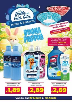 Volantino promozionale Le Bolle di Giù Giù  valide dal 26/03/2026