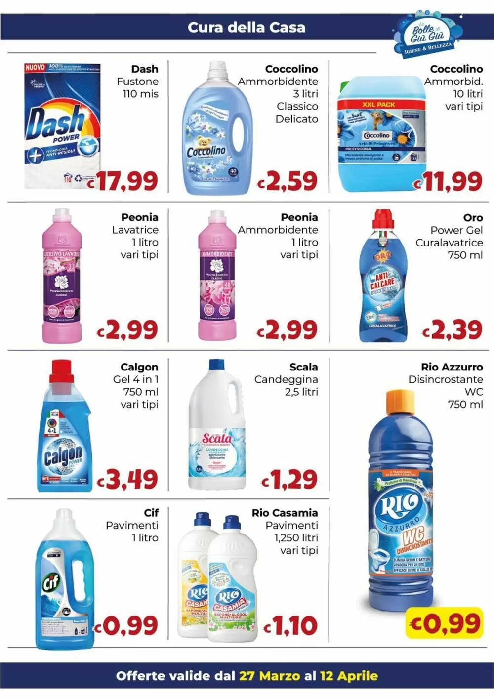 Volantino promozionale Le Bolle di Giù Giù  valide dal 26/03/2026 - Pagina 2.