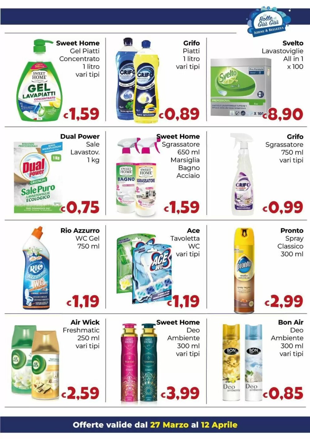 Volantino promozionale Le Bolle di Giù Giù  valide dal 26/03/2026 - Pagina 3.