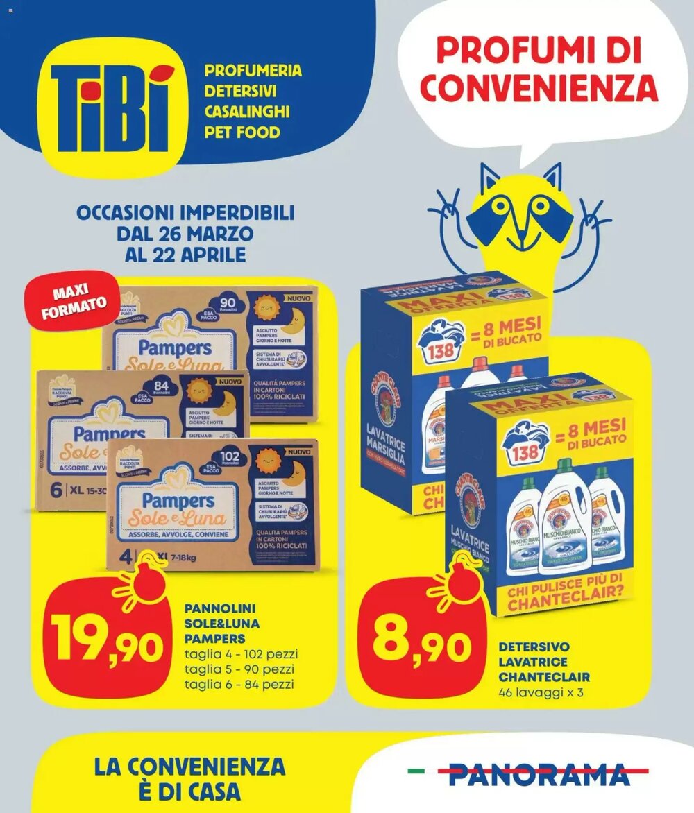 Volantino promozionale Panorama TiBi  valide dal 26/03/2026 - Pagina 1.