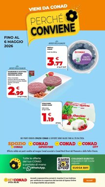 Volantino promozionale Spazio Conad  valide dal 22/04/2026