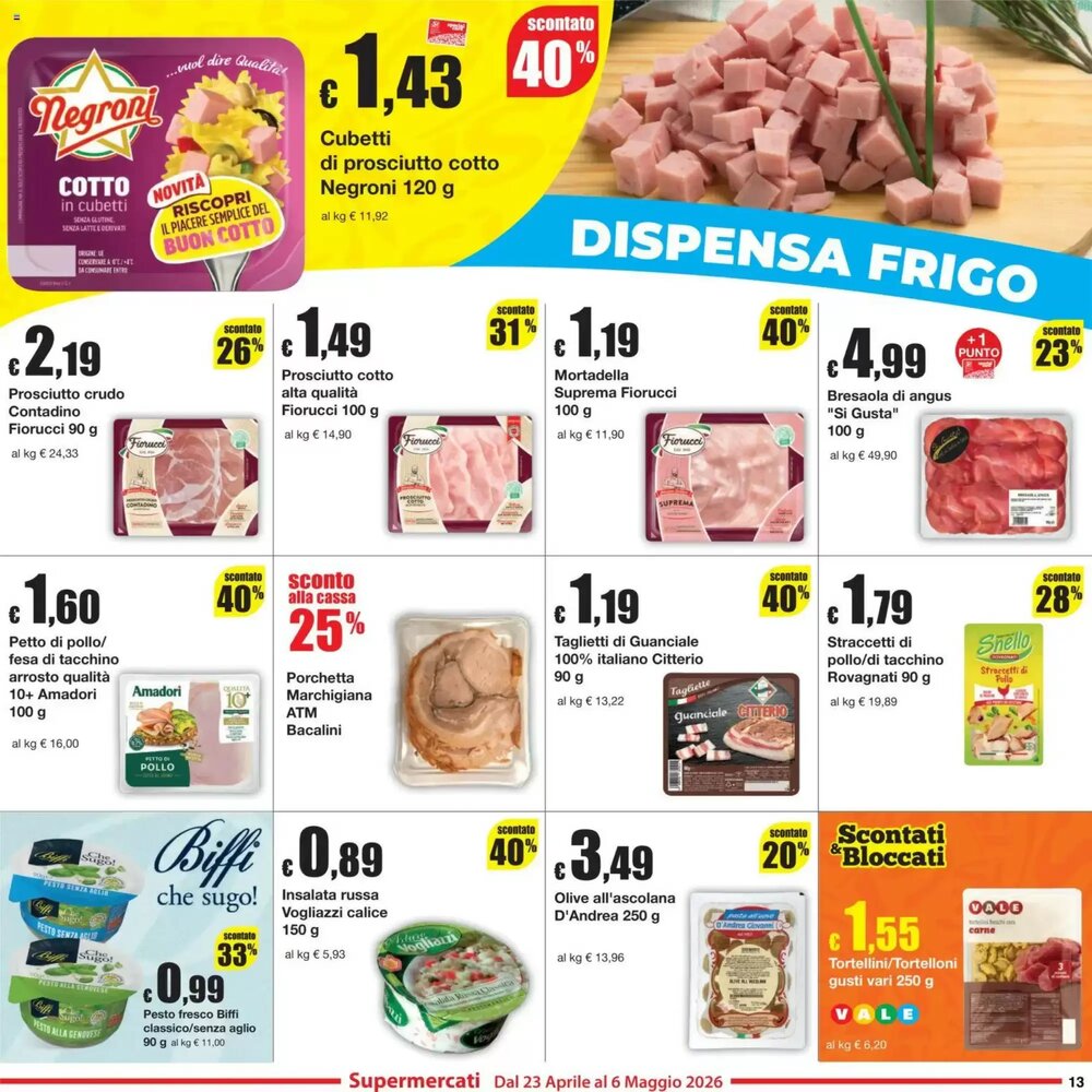 Volantino promozionale Sì con te  valide dal 23/04/2026 - Pagina 13.