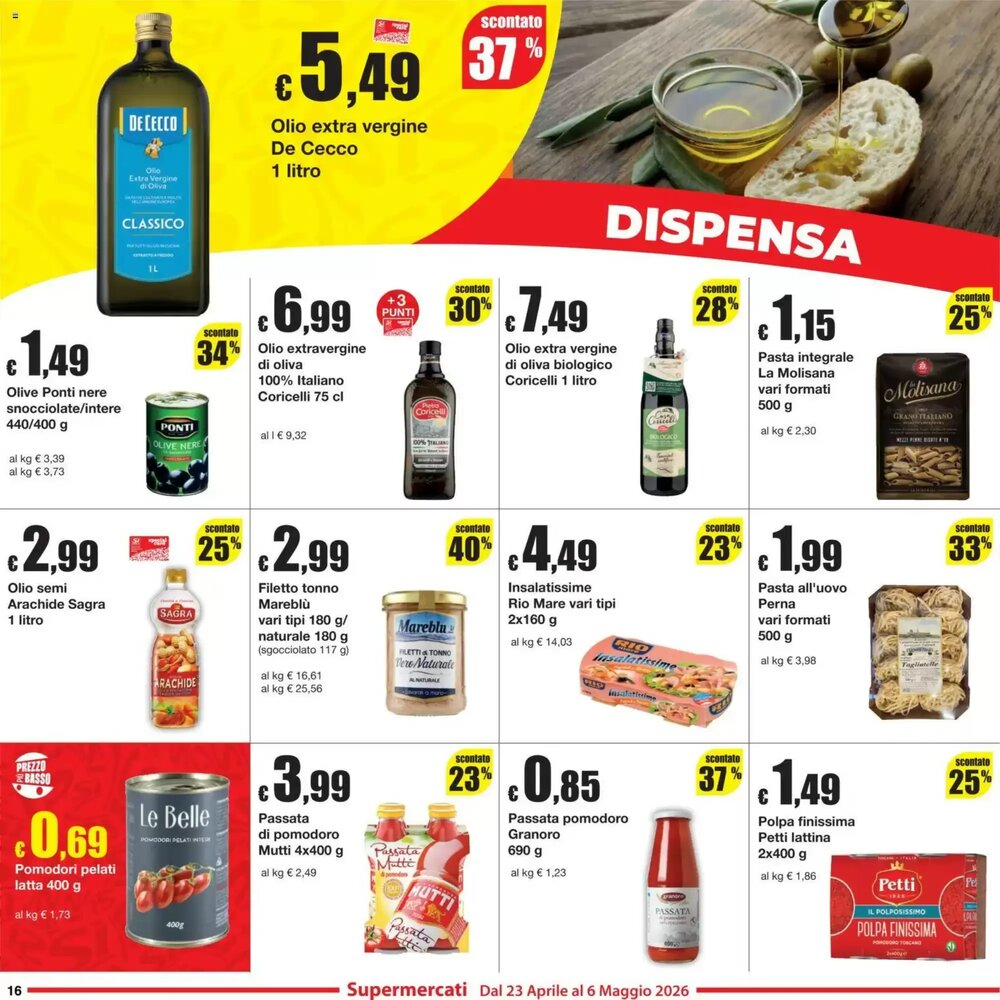 Volantino promozionale Sì con te  valide dal 23/04/2026 - Pagina 16.