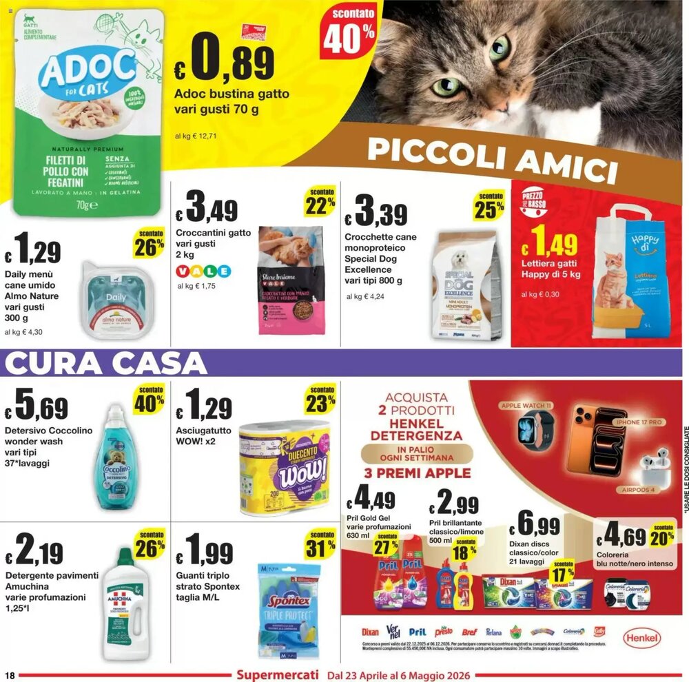 Volantino promozionale Sì con te  valide dal 23/04/2026 - Pagina 18.