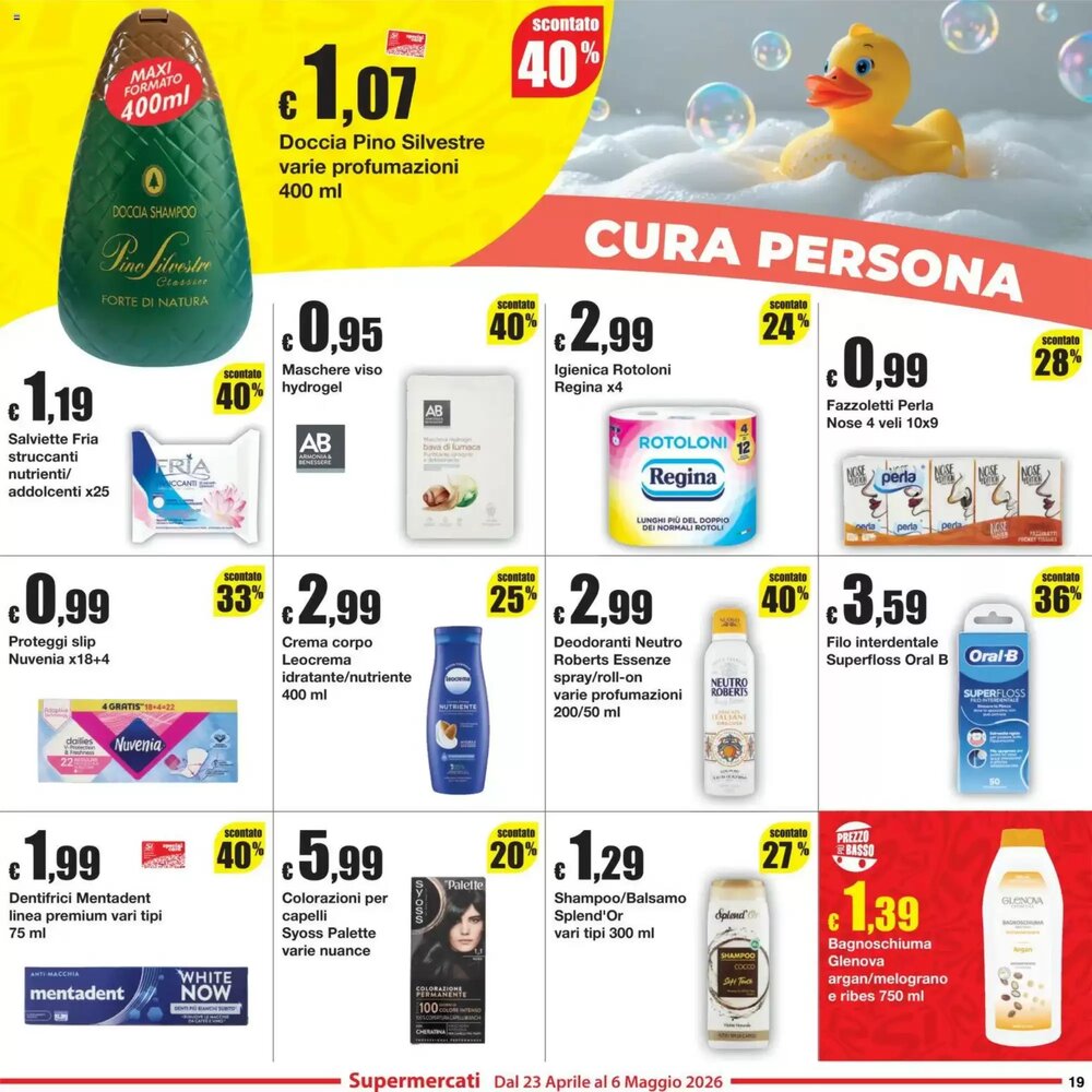 Volantino promozionale Sì con te  valide dal 23/04/2026 - Pagina 19.