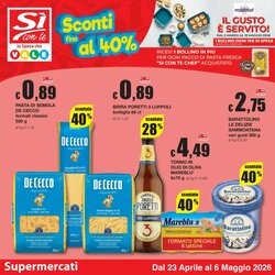 Volantino promozionale Sì con te  valide dal 23/04/2026