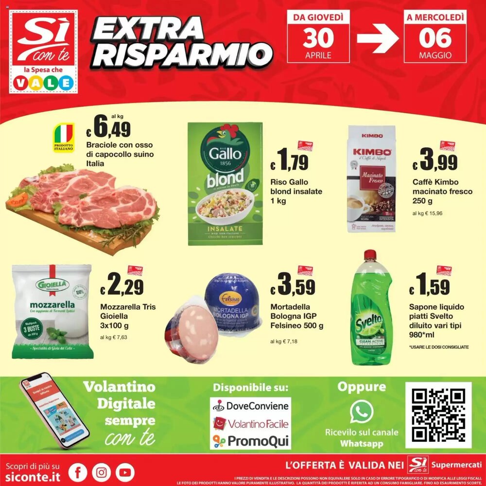 Volantino promozionale Sì con te  valide dal 23/04/2026 - Pagina 20.