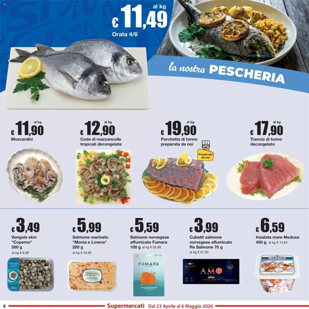 Volantino promozionale Sì con te  valide dal 23/04/2026 - Pagina 6.