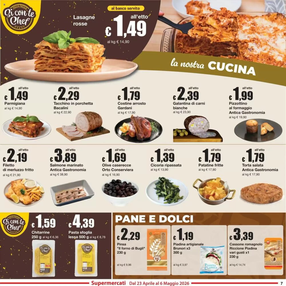 Volantino promozionale Sì con te  valide dal 23/04/2026 - Pagina 7.