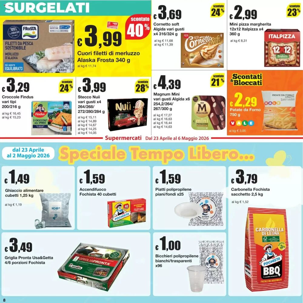 Volantino promozionale Sì con te  valide dal 23/04/2026 - Pagina 8.