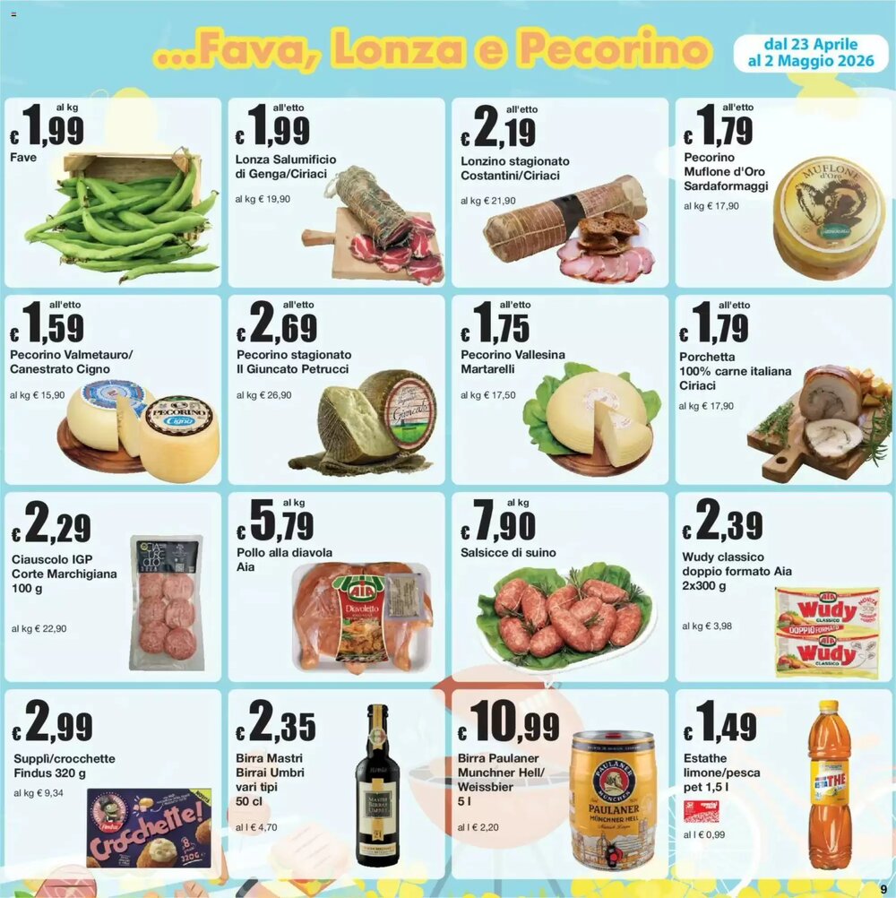 Volantino promozionale Sì con te  valide dal 23/04/2026 - Pagina 9.