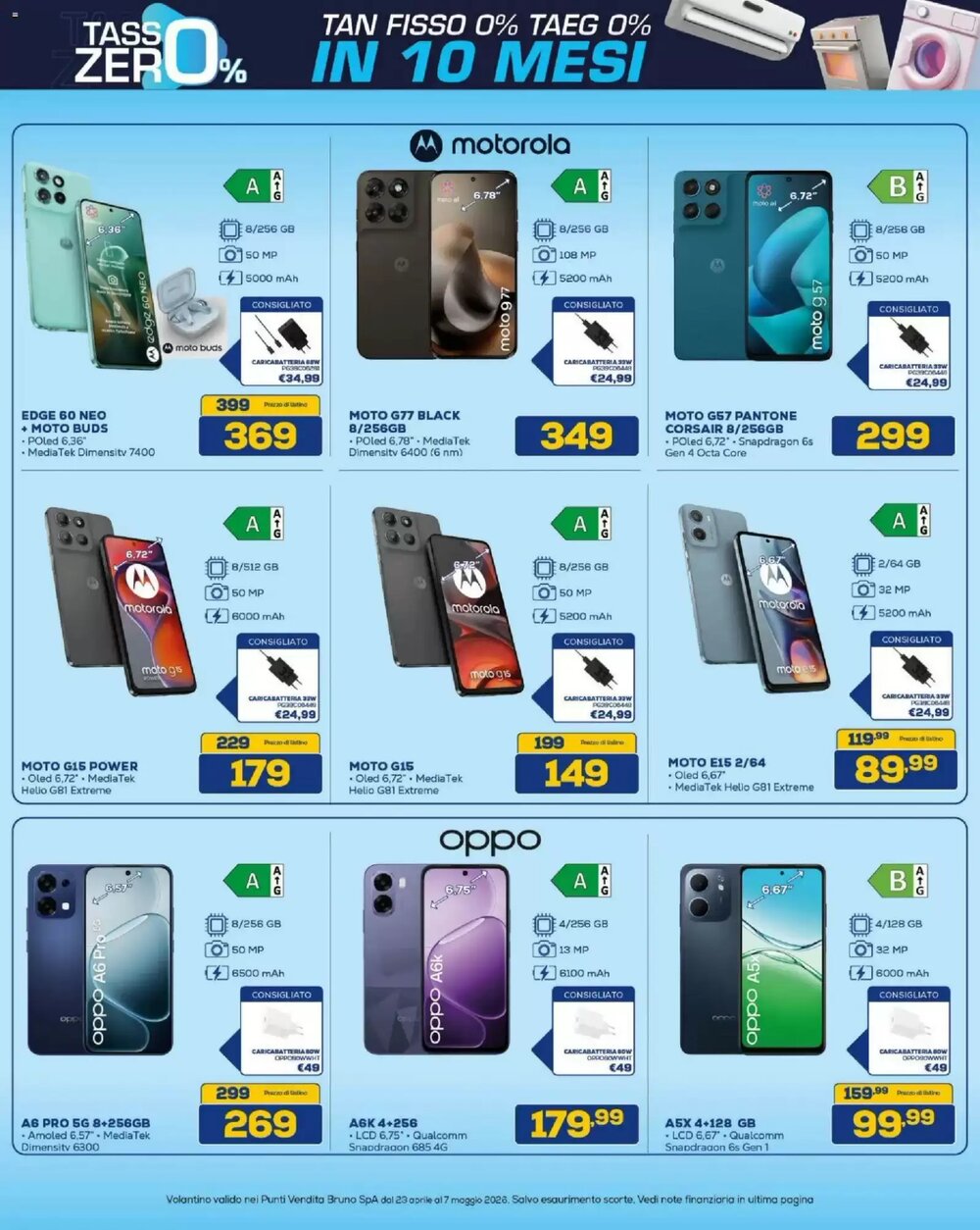 Volantino promozionale Euronics Bruno  valide dal 23/04/2026 - Pagina 10.