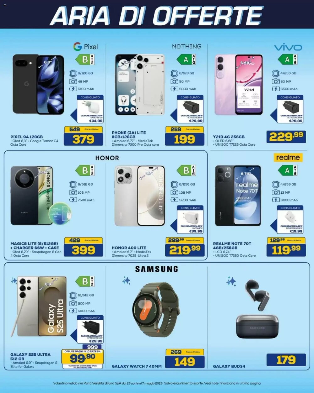 Volantino promozionale Euronics Bruno  valide dal 23/04/2026 - Pagina 11.