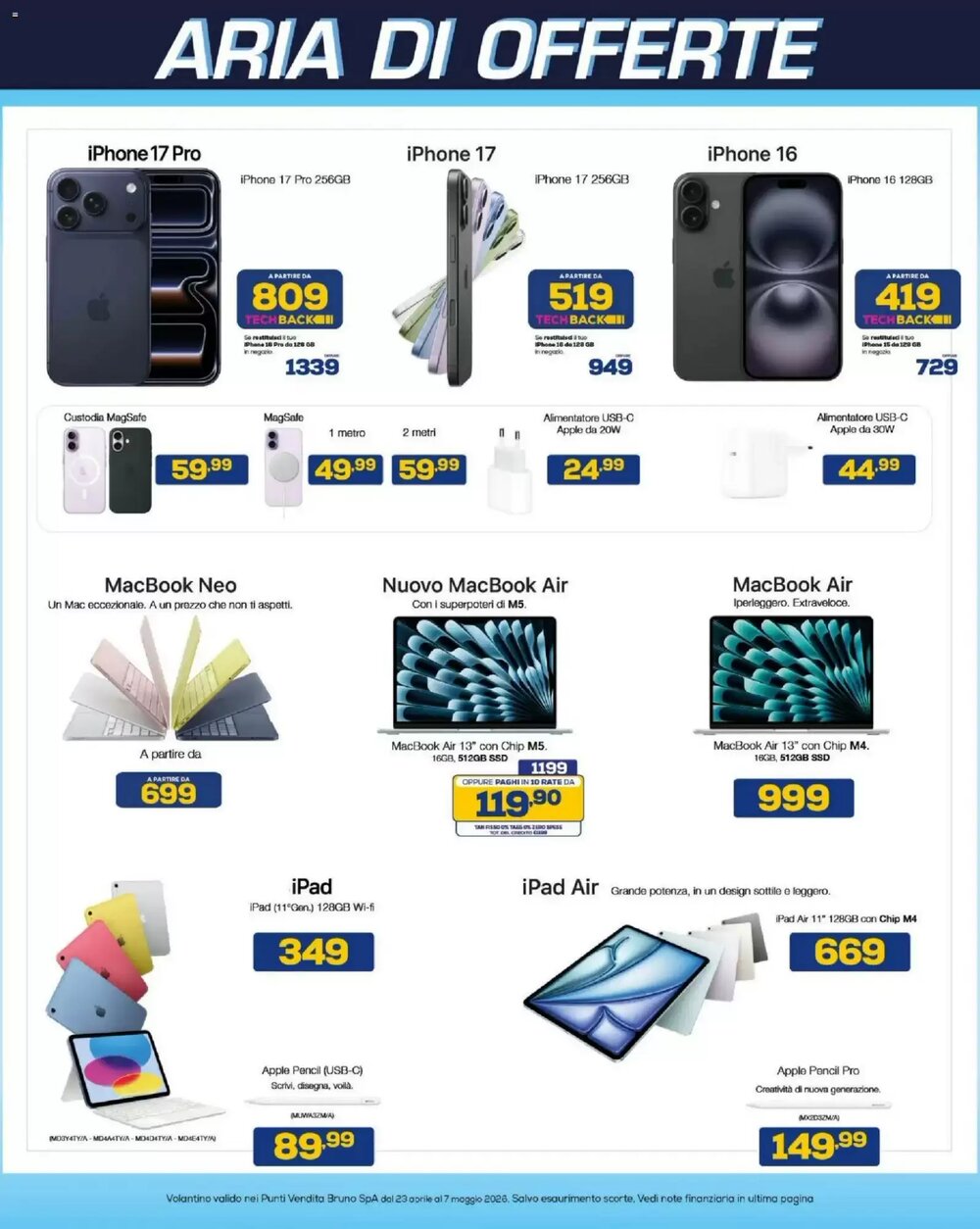 Volantino promozionale Euronics Bruno  valide dal 23/04/2026 - Pagina 13.