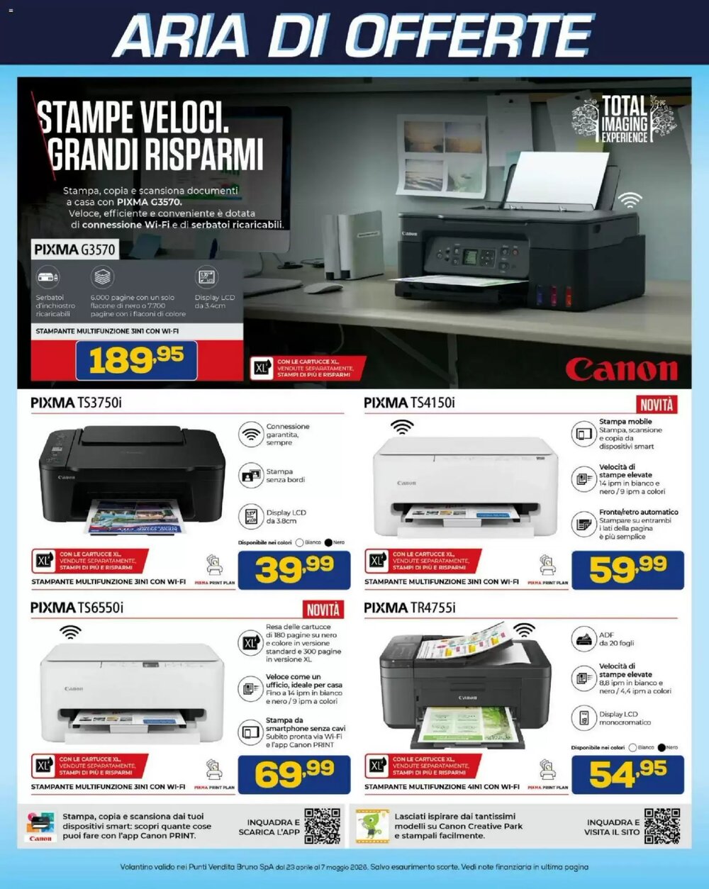 Volantino promozionale Euronics Bruno  valide dal 23/04/2026 - Pagina 19.