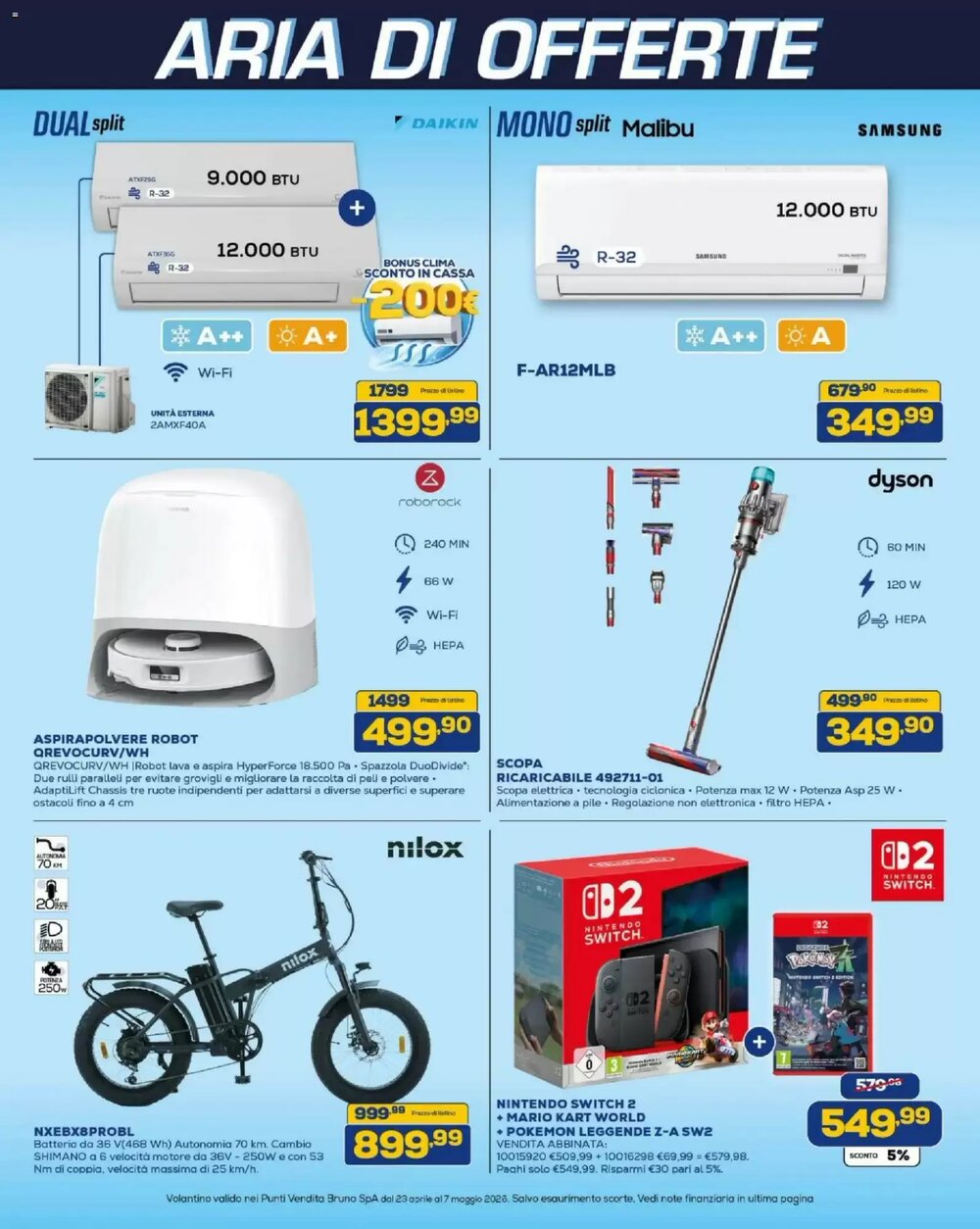 Volantino promozionale Euronics Bruno  valide dal 23/04/2026 - Pagina 2.