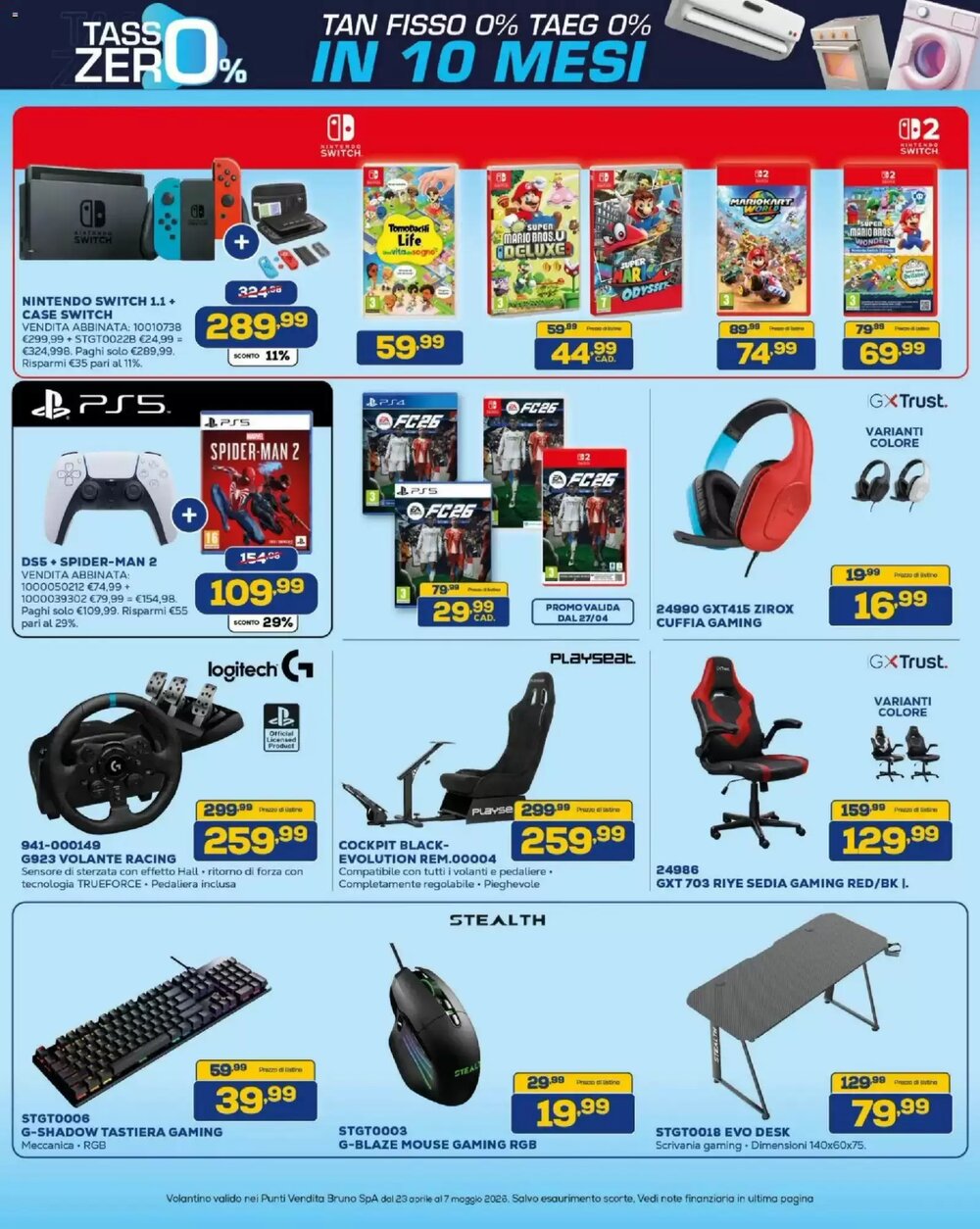Volantino promozionale Euronics Bruno  valide dal 23/04/2026 - Pagina 20.