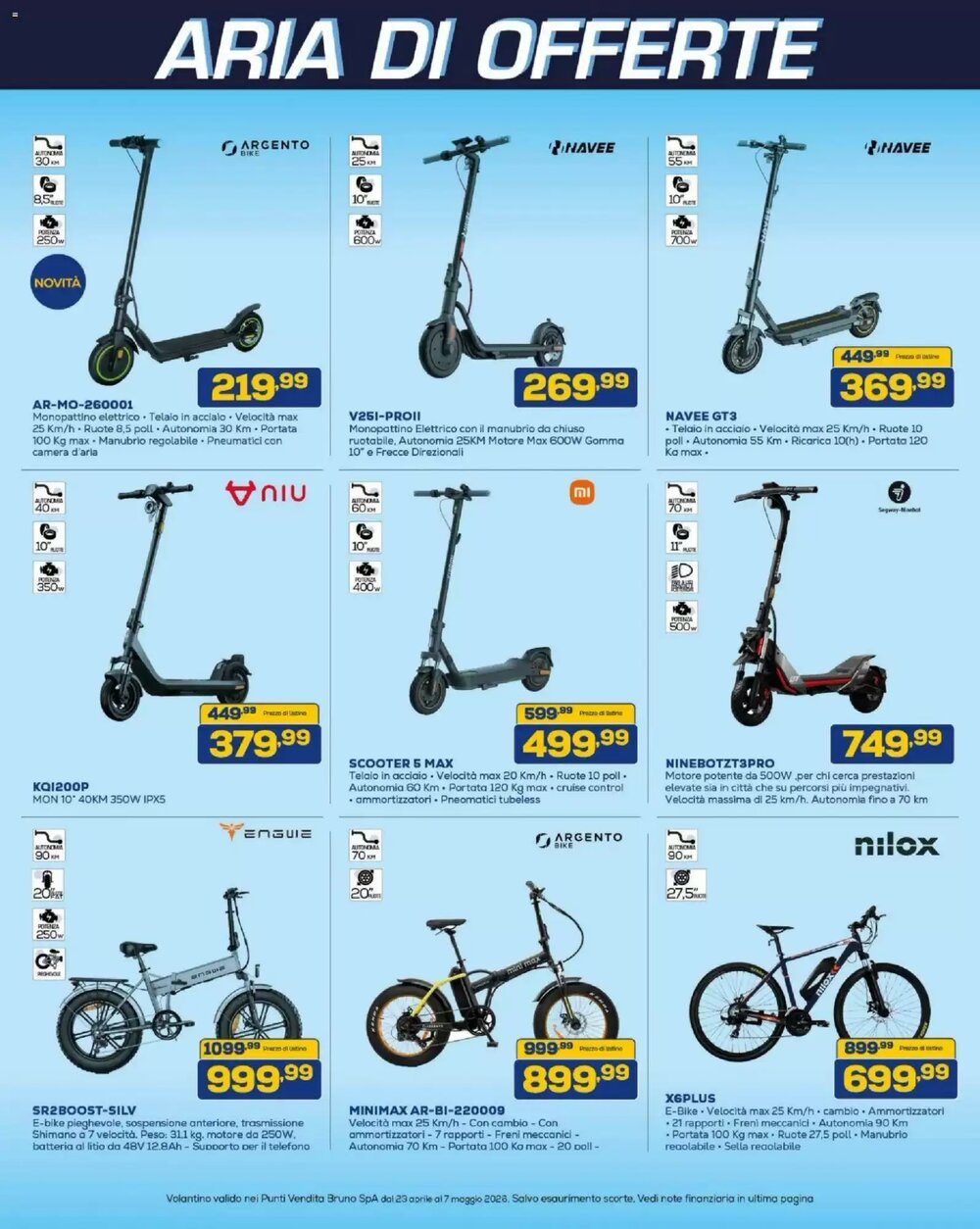 Volantino promozionale Euronics Bruno  valide dal 23/04/2026 - Pagina 21.