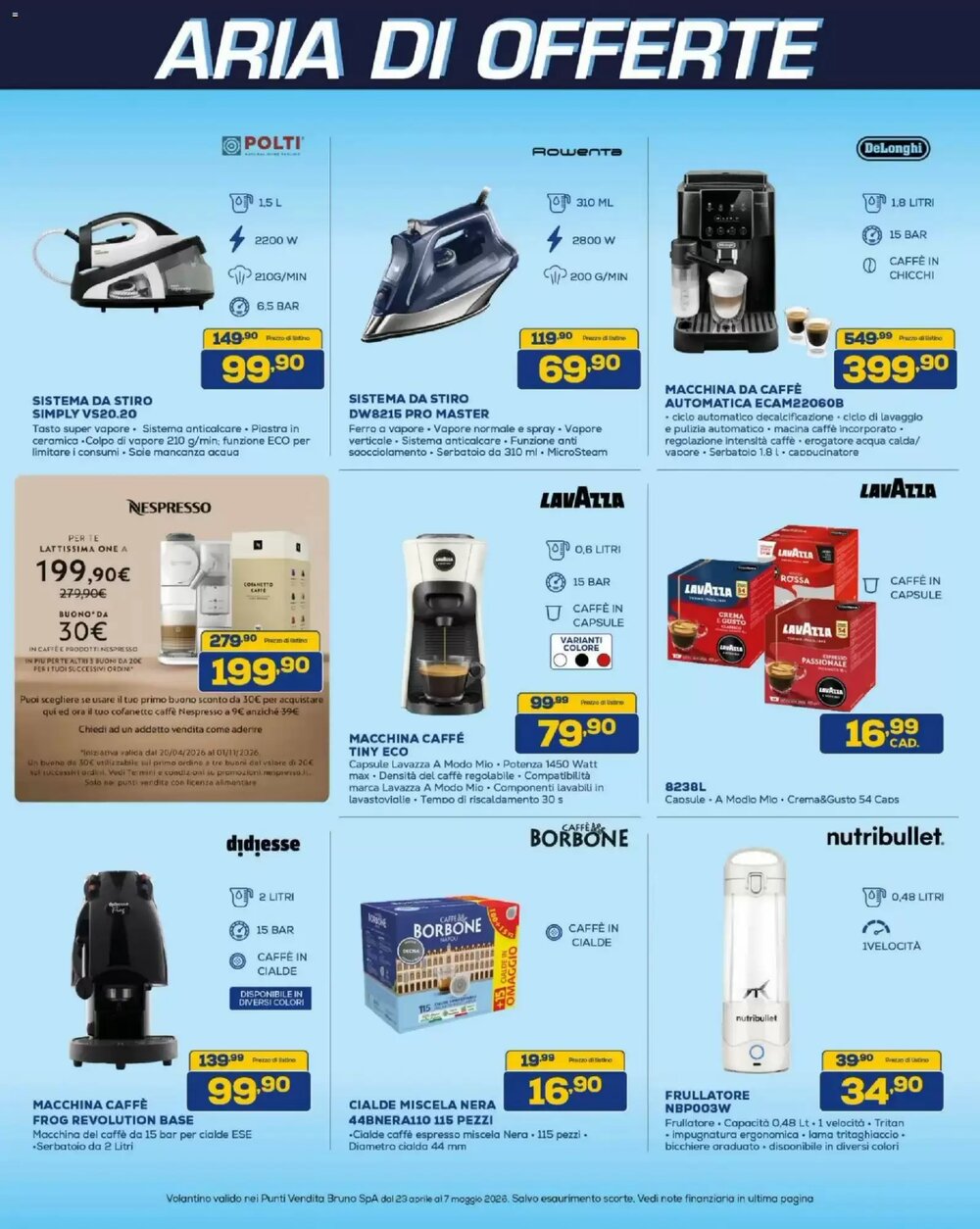 Volantino promozionale Euronics Bruno  valide dal 23/04/2026 - Pagina 23.
