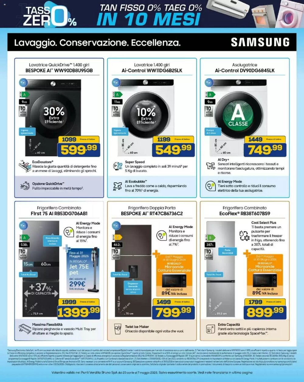 Volantino promozionale Euronics Bruno  valide dal 23/04/2026 - Pagina 34.