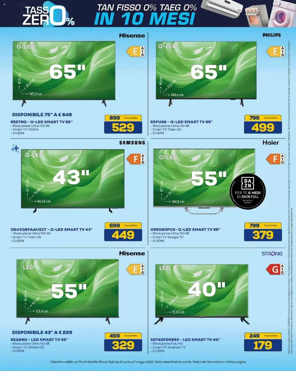 Volantino promozionale Euronics Bruno  valide dal 23/04/2026 - Pagina 6.