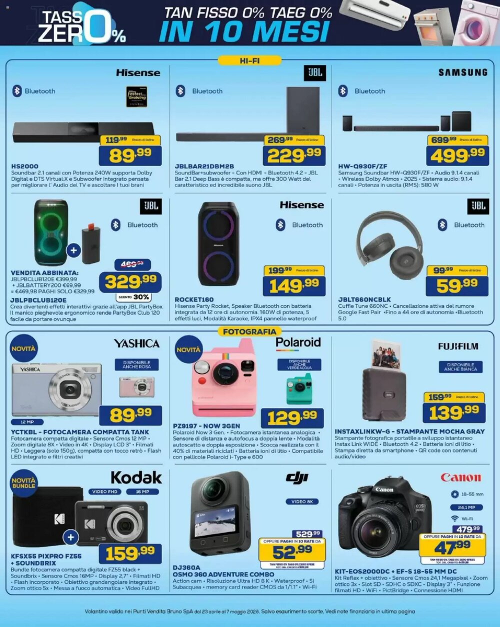 Volantino promozionale Euronics Bruno  valide dal 23/04/2026 - Pagina 8.