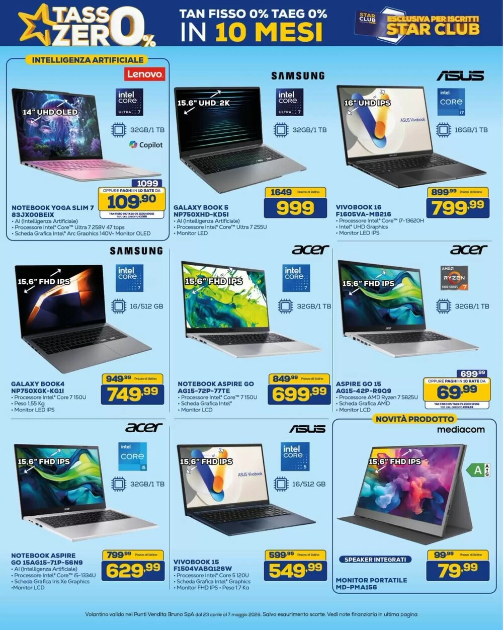 Volantino promozionale Euronics  valide dal 23/04/2026 - Pagina 13.