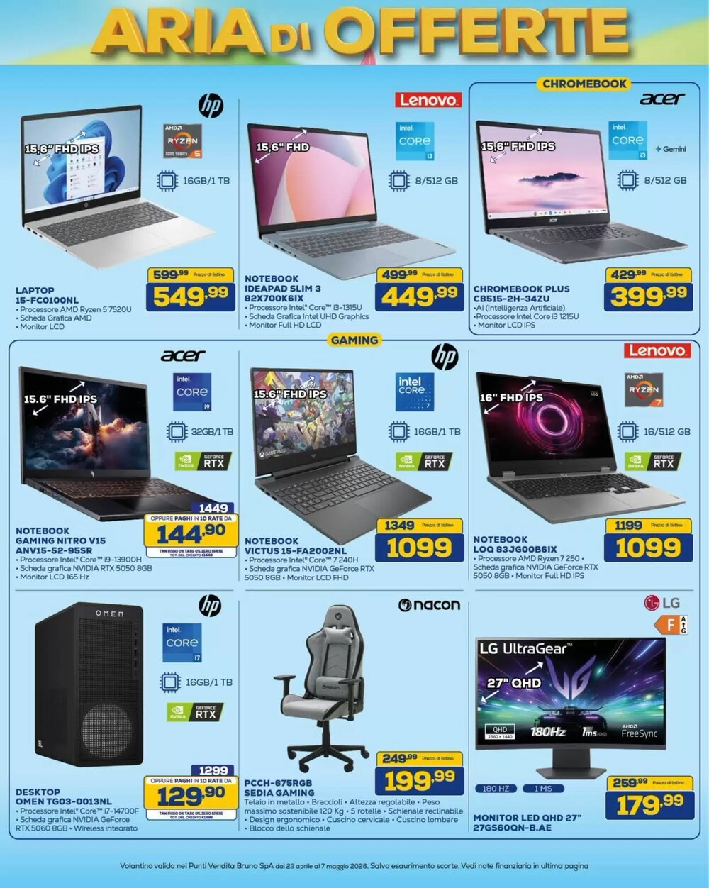 Volantino promozionale Euronics  valide dal 23/04/2026 - Pagina 14.