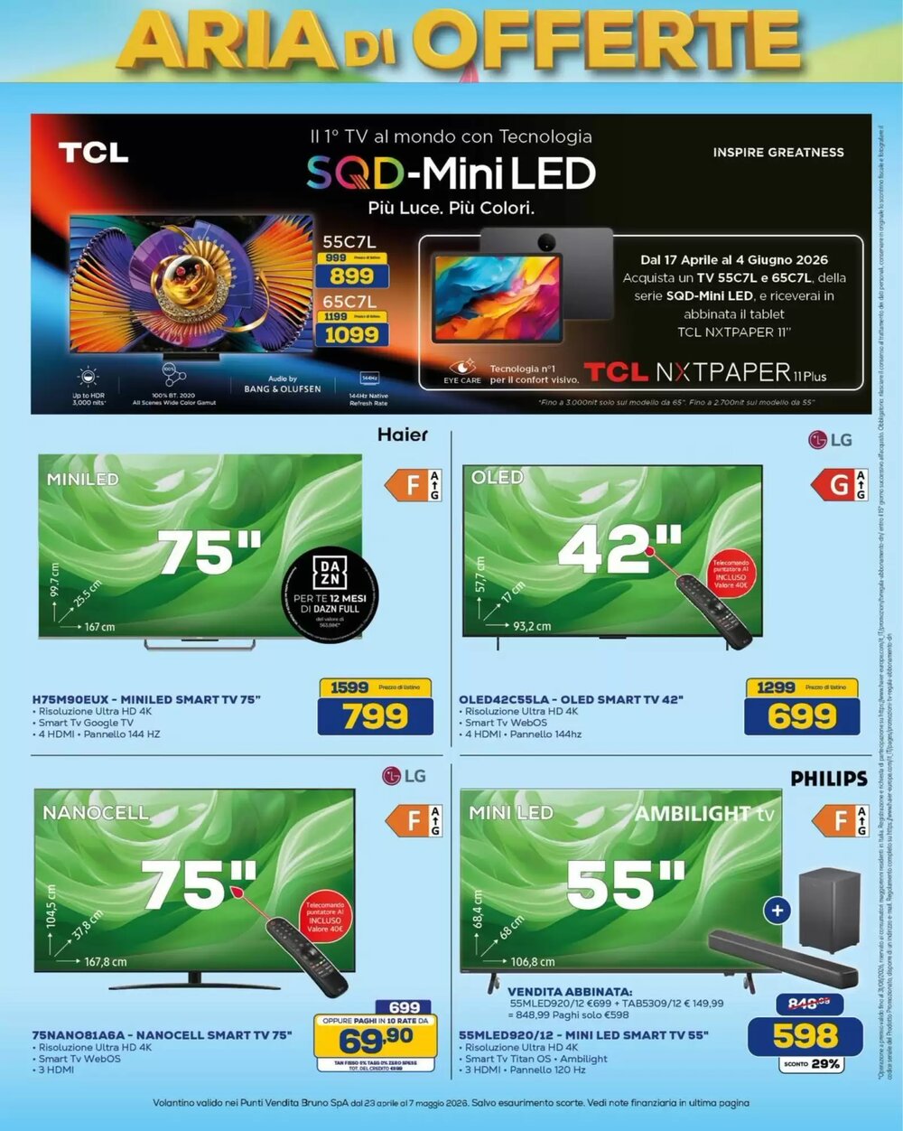 Volantino promozionale Euronics  valide dal 23/04/2026 - Pagina 4.