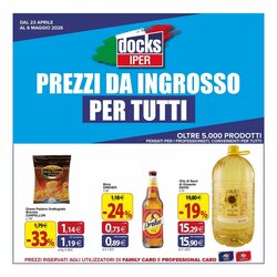 Volantino promozionale Docks Cash&Carry  valide dal 23/04/2026