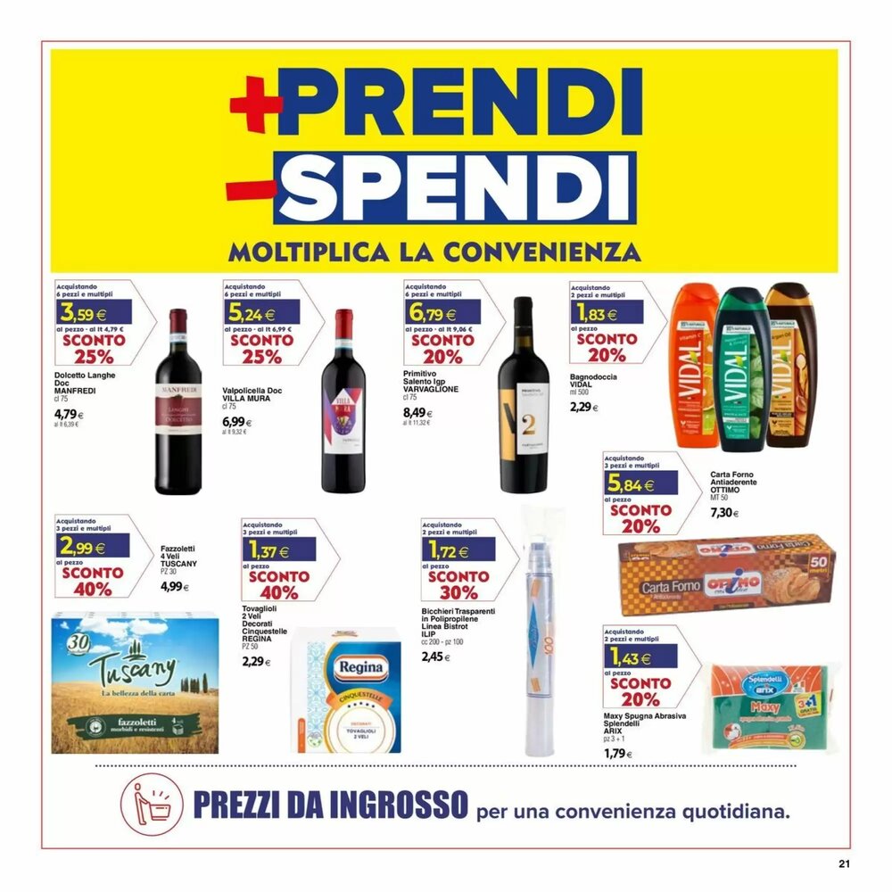 Volantino promozionale Docks Cash&Carry  valide dal 23/04/2026 - Pagina 21.