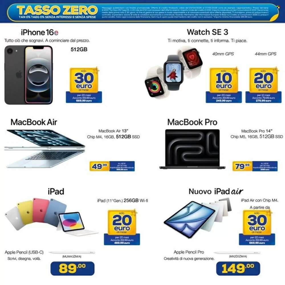 Volantino promozionale Euronics  valide dal 23/04/2026 - Pagina 7.