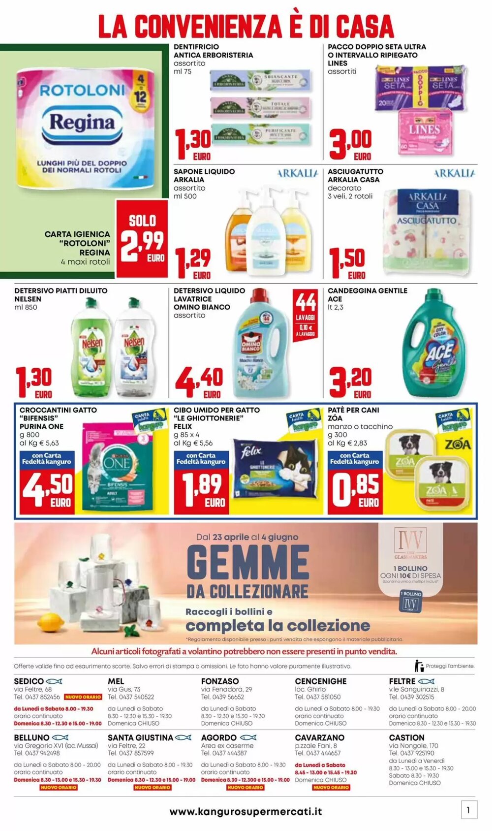 Volantino promozionale Kanguro  valide dal 23/04/2026 - Pagina 16.