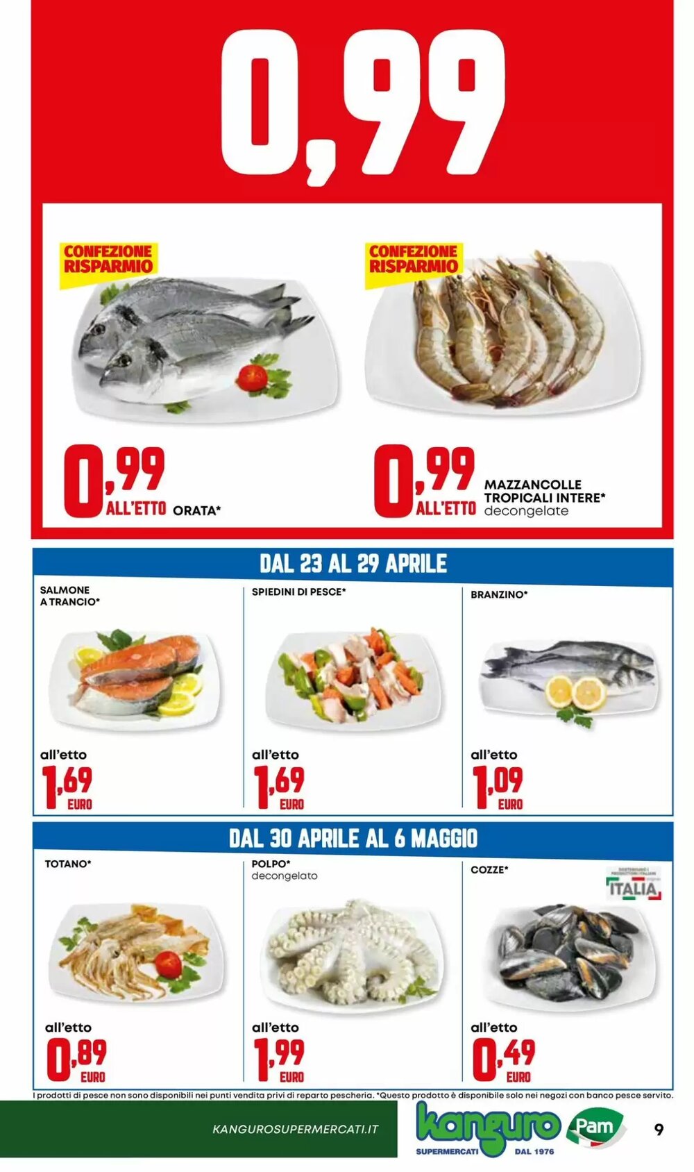 Volantino promozionale Kanguro  valide dal 23/04/2026 - Pagina 9.