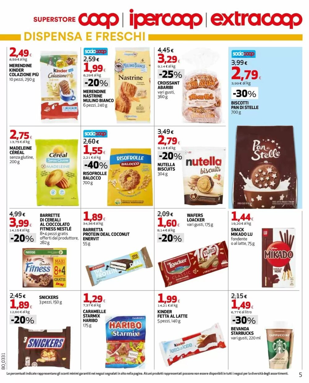 Volantino promozionale Coop Master Alleanza 3.0  valide dal 23/04/2026 - Pagina 5.