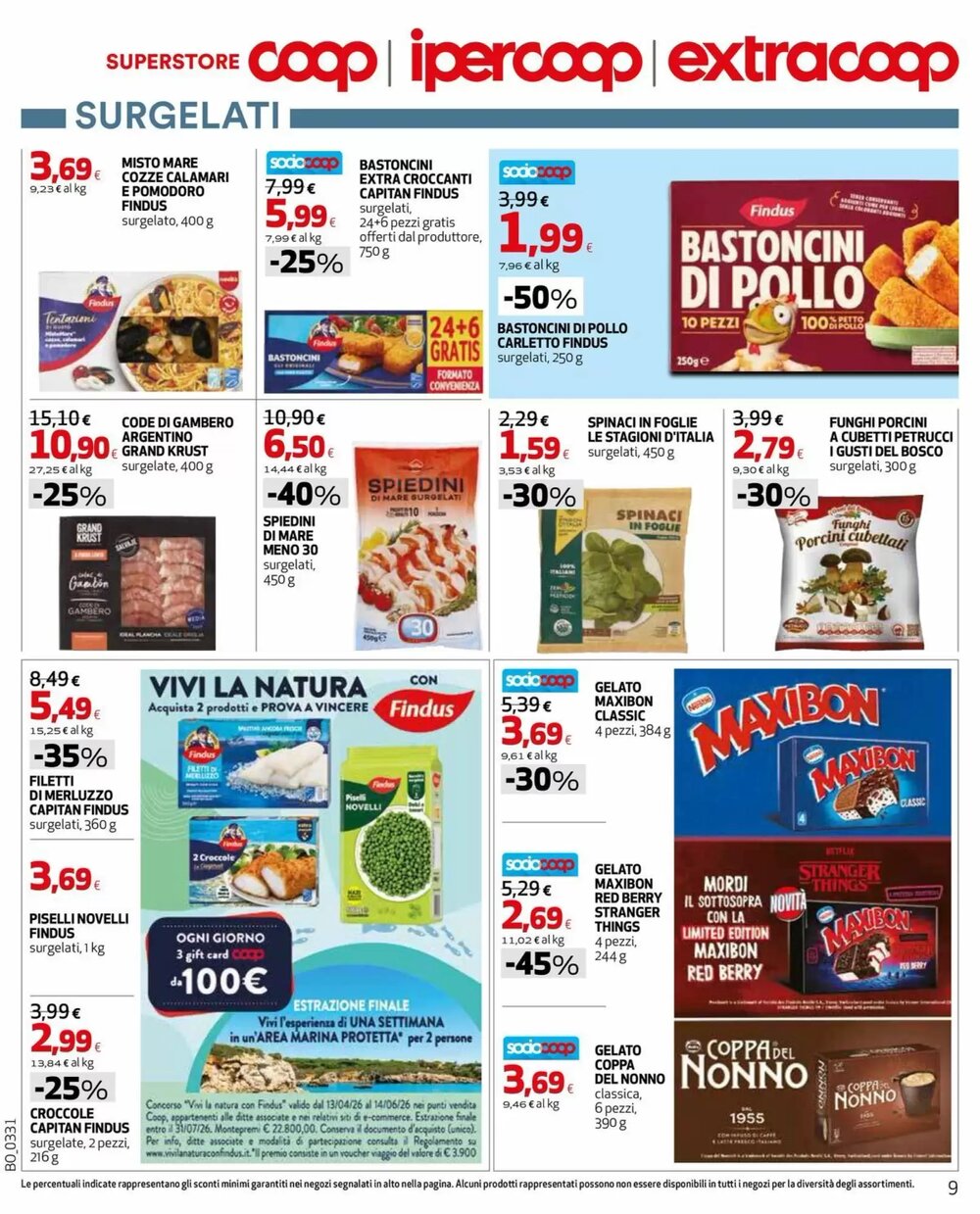 Volantino promozionale Coop Master Alleanza 3.0  valide dal 23/04/2026 - Pagina 9.