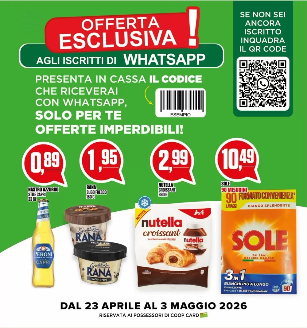 Volantino promozionale Coop Master Alleanza 3.0  valide dal 23/04/2026 - Pagina 17.