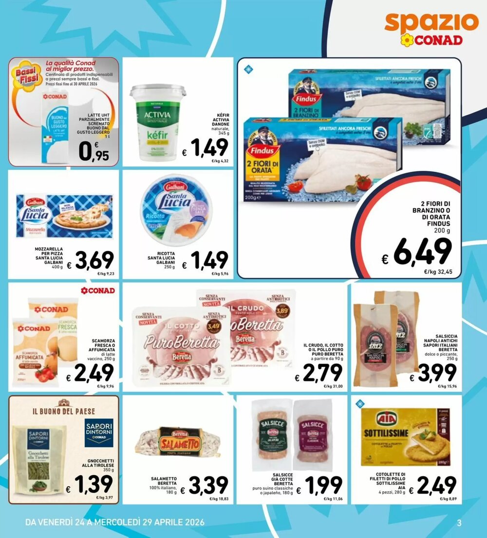Volantino promozionale Spazio Conad  valide dal 24/04/2026 - Pagina 3.